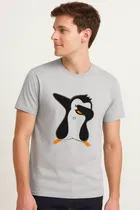 Round Neck Printed T-Shirt for Men, Set of 2 