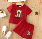Cotton Half Sleeves T-Shirt with Pant Clothing Set for Kids 