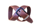 Faux Leather Formal Belt for Men (Tan, 26)