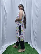Tie Up Sleeveless Kurti for Women 