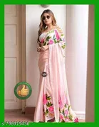 Cotton Linen Saree for Women 