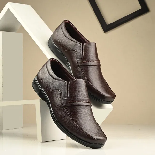 Formal Shoes for Men (Brown, 9)