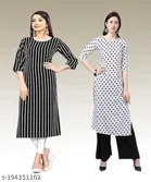 Crepe Kurtis for Women 