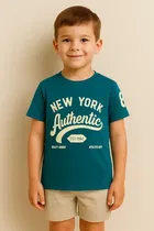 Round Neck Printed T-Shirt for Boys 