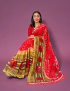 Georgette Printed Saree for Women 