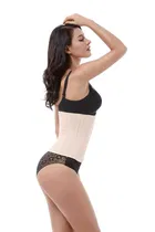 एयर ब्रेथ टम्मी गृप बेल्ट वैस्ट ट्रेनर ट्रिम्मर एंड स्लिमिंग कोर्सेट 3 हुक्स गिर्डल विद वायर सपोर्ट 