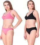 Cotton Blend Lingerie Set for Women 