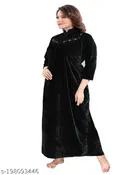 Velvet Nightdress Set for Women 