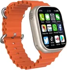 Nylon Strap Smart S8 Ultra Smart Watch for Men & Women (Orange)