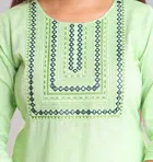 Khadi Cotton Embroidered Kurti for Women 