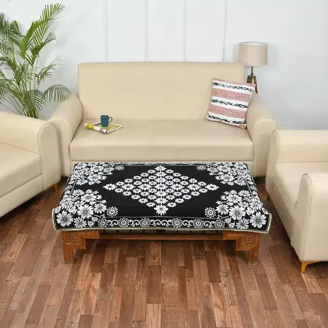 Polycotton Table Covers (Black, 40x60 Inches)