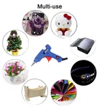 Mini Glue Gun 20 watt with 10 transparent Glue Sticks 