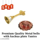 Kachua Yantra and Pooja Bell Combo, Pack of 2 