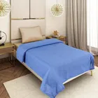 Combo Pack of 2 Arch Melange Fleece Blanket 380gms 120x220cm Blue