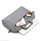 Canvas Laptop Bag for Men, Grey