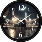 Capio Gold Islamic Urdu Mecca Analog Wall Clock, Plastic, 25x25cm