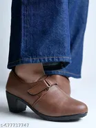 Solid Heel Sandals for Women 