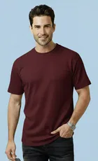 Polyester Round Neck T-shirt for Men, Multicolour, Pack of 2 