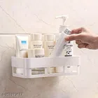 Plastic Bathroom Shelves (White)