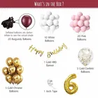 6th Happy Birthday Balloon Decoration Kit, Multicolor, Pack Of 63