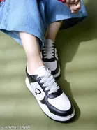 Shoetopia Black Printed Flatforms Size IND-3