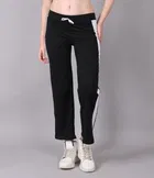 Cotton Colorblocked Trackpant for Women 