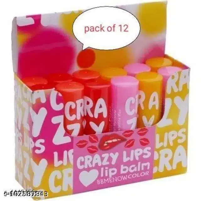 Premium Fruit Lip Balm (Pack of 12)