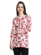 Cotton Printed Top for Women 