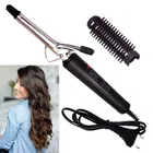 2 in 1 Professional Hair Straightener with Curler (Black)