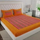 Cotton Queen Bedsheet with 2 Pillow Cover 
