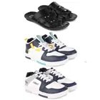 Combo of Casual Shoes with Slippers for Men 