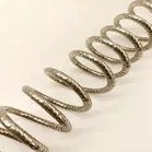 Alloy Spiral Bangle Bracelet for Women 