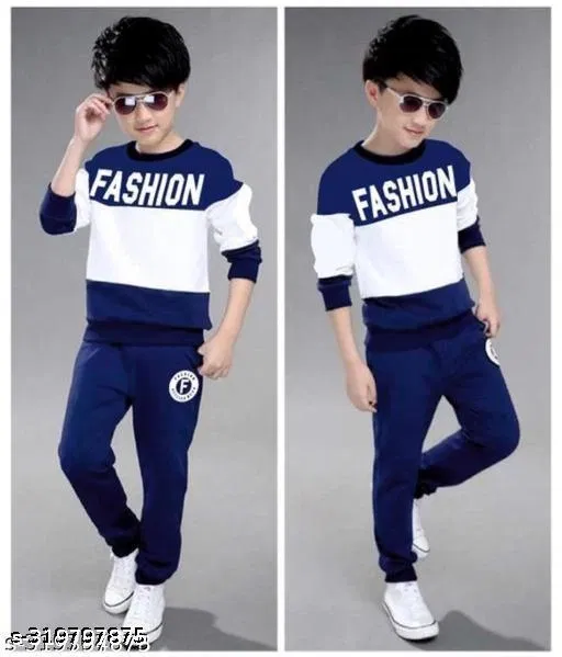 Cotton Clothing Set for Boys, Multicolour (12-13 Years)