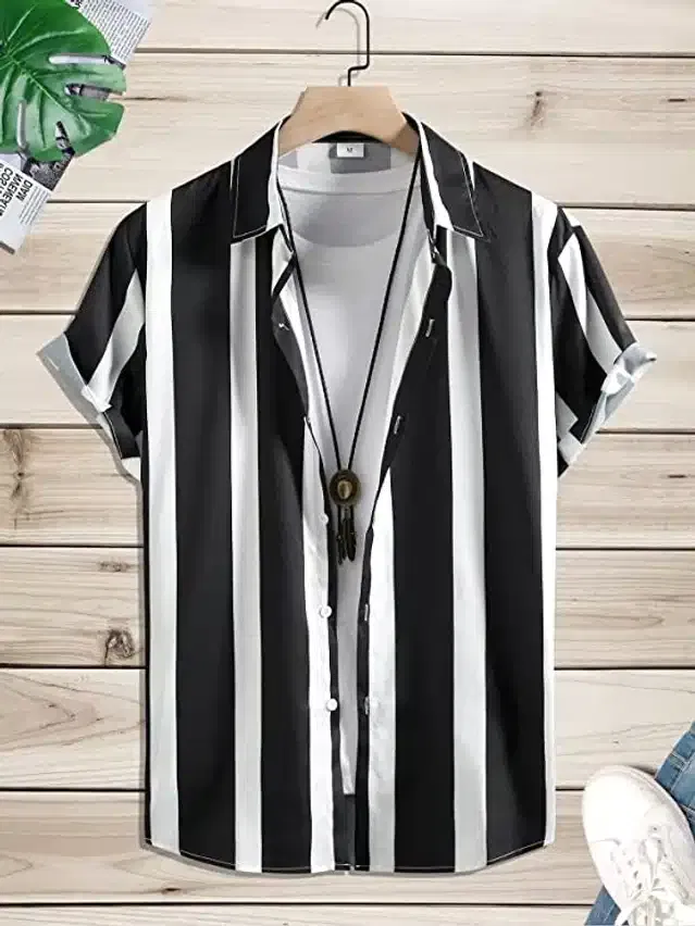 Shirt for Men (Black, XL)