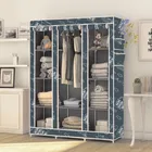 Plastic Printed Collapsible Wardrobe 