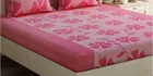 Polycotton Double Bedsheet with 2 Pillow Cover 