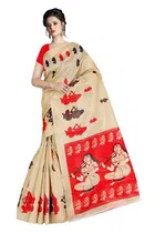 Khadi Silk Kalamkari Saree for Women 
