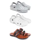 Combo of Clogs with Slippers for Men 