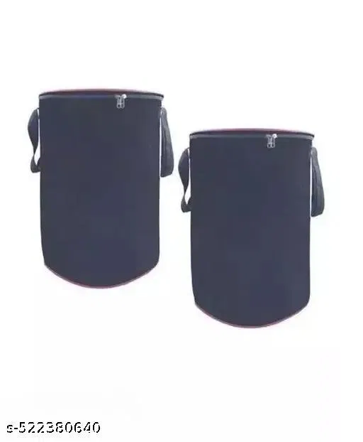 Pvc Laundry Basket, Beige , (Pack Of 2)