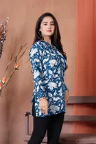 Polyester Printed Kurti for Women 