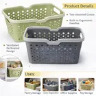 Multipurpose Basket For Storage|Rectangle Toy Basket Storage Box For Kids 