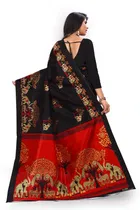 Art Silk Kalamkari Saree for Women 