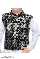 Solid Cotton Kurta Set for Boys 