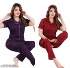 Satin Nightsuit for Women 