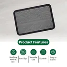 Status PP Rubber Border Mat 38x58cm Grey
