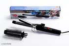 2 in 1 Hair Curler & Roller (Black)