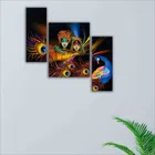 MDF 3 Pcs Designer Wall Painting for Home & Office 