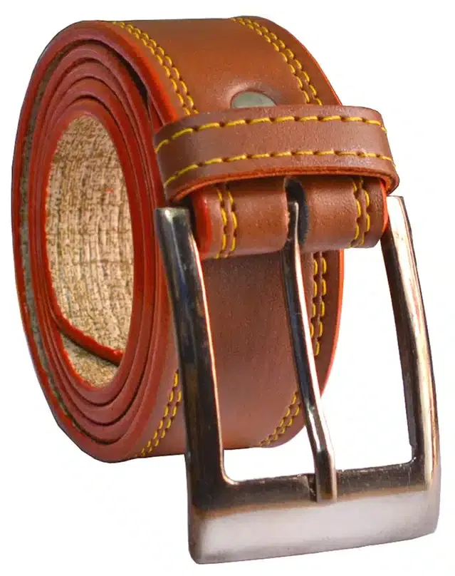 Leather Belt for Men (Tan)