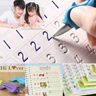 Combo of 4 Pcs Book with Pen, Grip & 10 Pcs Refills for Kids 