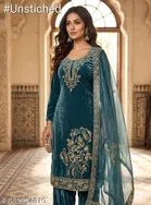 Embroidered Patiala Suit for Women 